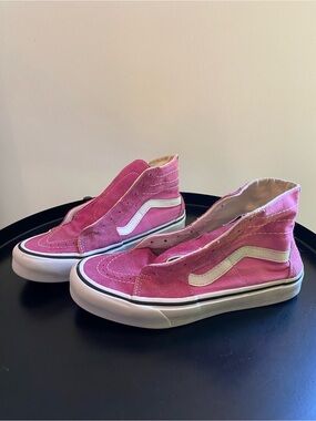 Vans Pink High-Top Sneakers